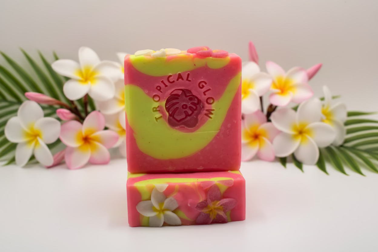 PLUMERIA PARADISE, Natural Artisan Soap Bar for Women