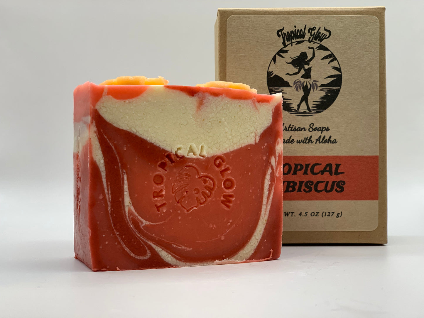 TROPICAL HIBISCUS, Natural Body Soap For Women