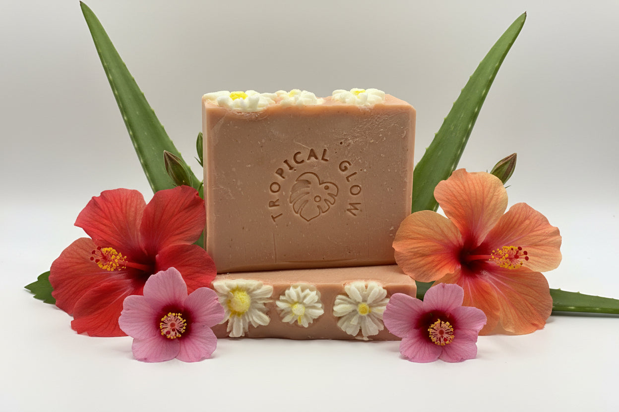 CALAMINE & ALOE VERA, Natural Artisan Soap Bar for Sensitive Skin