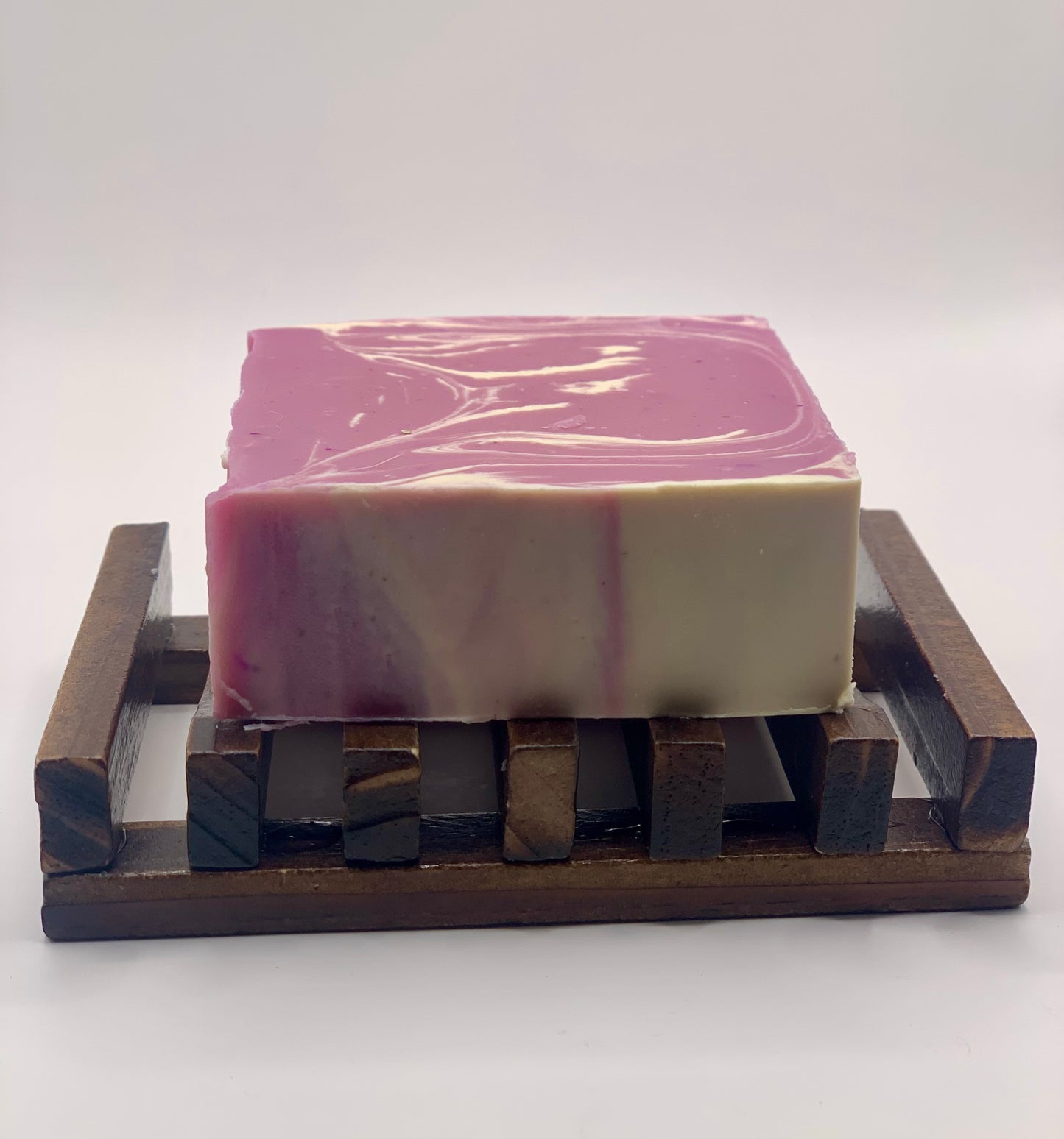Rustic Wooden Soap Dish, Self Draining