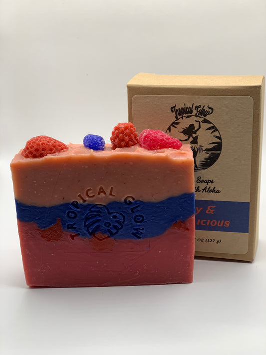 SUNNY BERRYLICIOUS, Natural Body Soap for Women