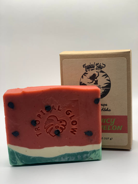 JUICY WATERMELON, Natural Body Soap, Unisex