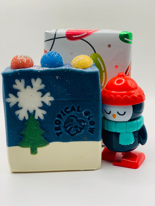 SNOWFLAKE SPARKLE, Natural Body Soap, Unisex