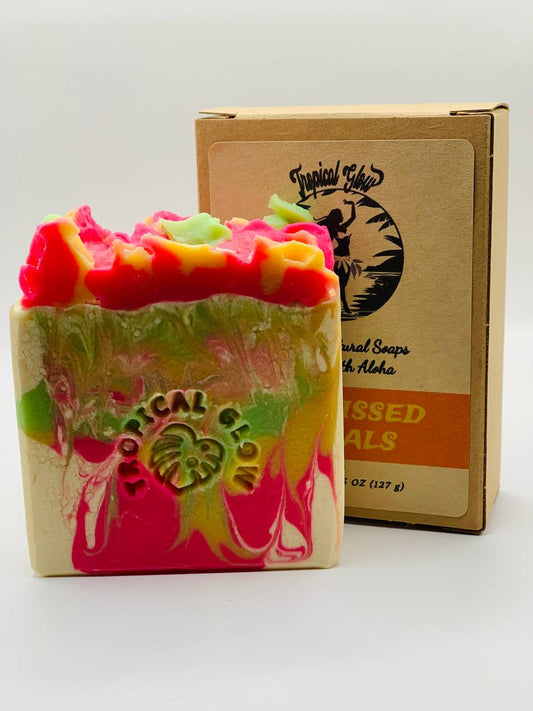 SUN-KISSED PETALS, Natural Artisan Soap Bar for Women