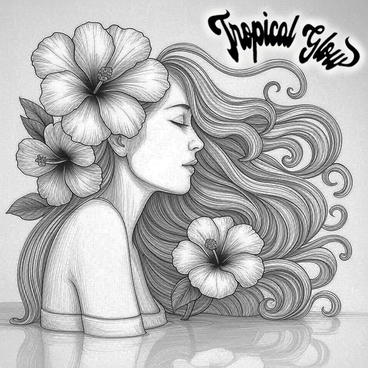 HULA GIRL, Natural Hair Care Set for Women