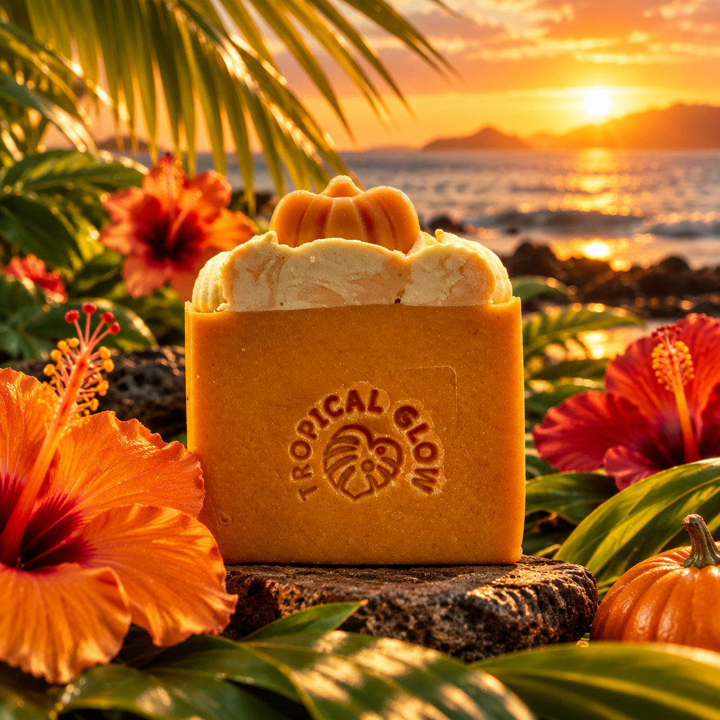 HAWAIIAN PUMPKIN HARVEST, Natural Artisan Soap Bar, Unisex